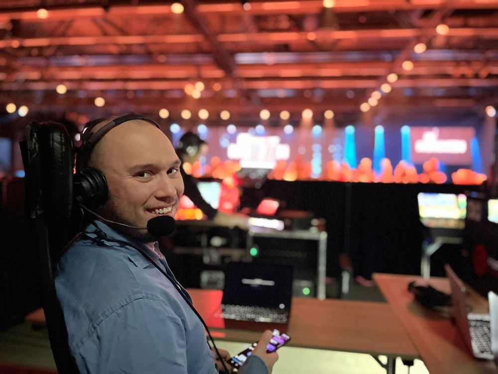 OK with a headset behind the control desk